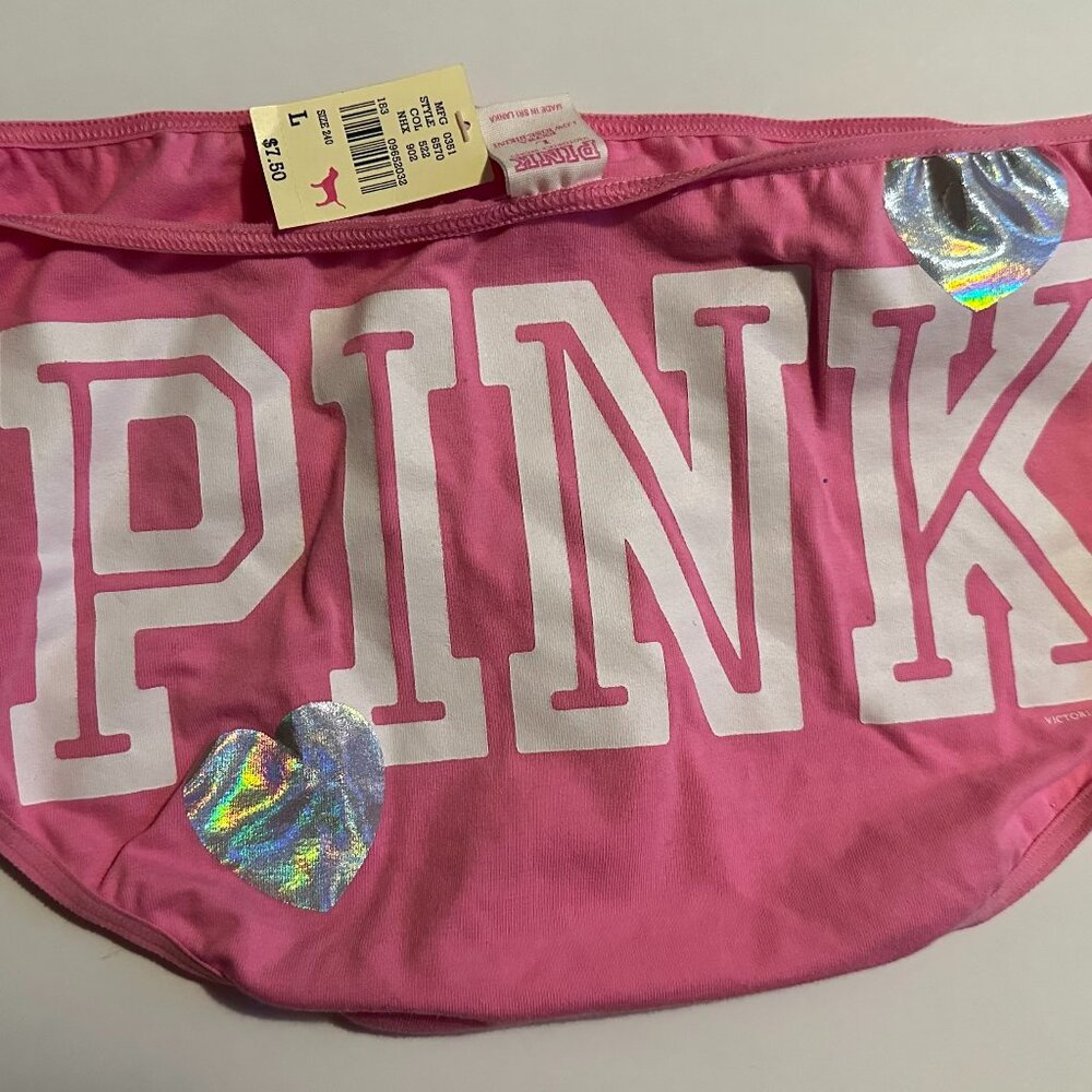 Victoria’s Secret PINK panty Size L NWT